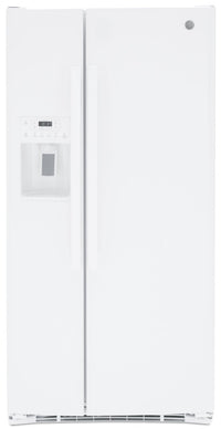 GE 23 Cu. Ft. Side-by-Side Refrigerator - GSS23GGPWW | Réfrigérateur GE de 23 pi3 à compartiments juxtaposés - GSS23GGPWW | GSS23GGW