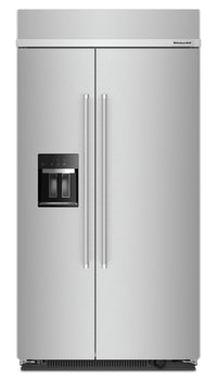 KitchenAid 25.1 Cu. Ft. Built-In Side-by-Side Refrigerator - KBSD702MPS | Réfrigérateur encastré KitchenAid de 25,1 pi³ à compartiments juxtaposés - KBSD702MPS | KBSD702S