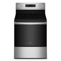 Whirlpool 5.3 Cu. Ft. Electric Range with Air Fry and Self-Clean - Fingerprint Resistant Stainless S… | Cuisinière électrique Whirlpool de 5,3 pi³ avec friture à air et autonettoyage - acier inoxydable ré…