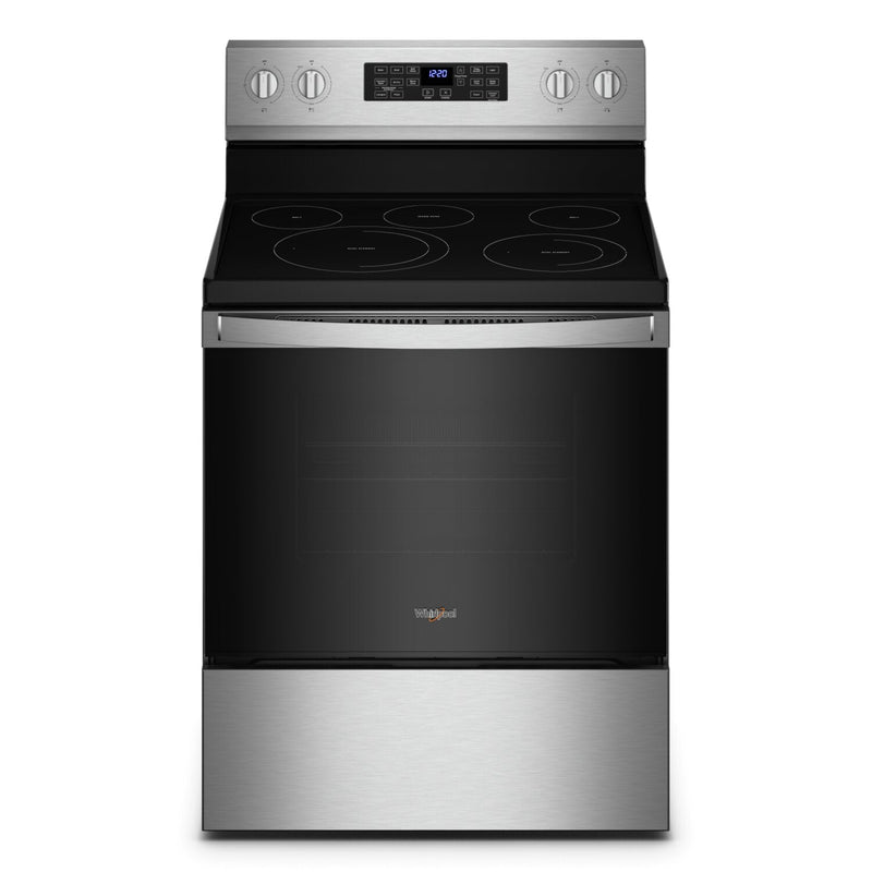 Whirlpool 5.3 Cu. Ft. Electric Range with Air Fry and Self-Clean - Fingerprint Resistant Stainless S… | Cuisinière électrique Whirlpool de 5,3 pi³ avec friture à air et autonettoyage - acier inoxydable ré…