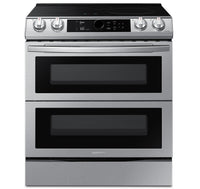 Samsung 6.3 Cu. Ft. Front Control Induction Range with Double Oven - NE63T8951SS/AC | Cuisinière Samsung de 6,3 pi³ à induction avec four double et commandes à l’avant – NE63T8951SS/AC | NE63T895