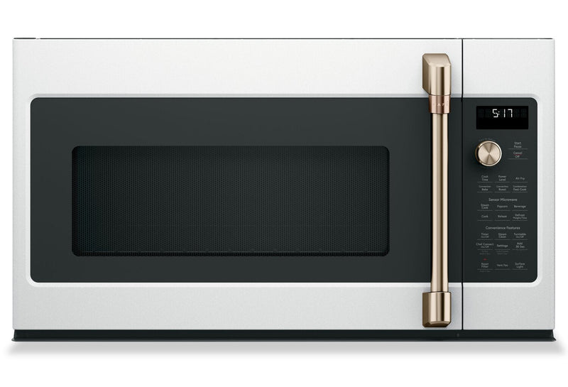 Café 1.7 Cu. Ft. Over-the-Range Convection Microwave Oven - CVM517P4RW2 | Four à micro-ondes à hotte intégrée Café de 1,7 pi3 à convection - CVM517P4RW2 | CVM517RW