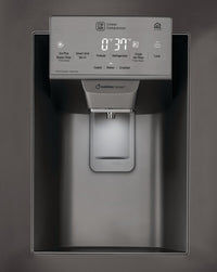 LG 22 Cu. Ft. Smart Counter-Depth French-Door Refrigerator - LFXC22526D - Refrigerator in PrintProof™ Black Stainless Steel