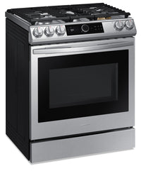 Samsung Bespoke 6 Cu. Ft. Gas Range with Air Fry - NX60T8711SS/AC | Cuisinière à gaz Bespoke Samsung de 6 pi3 avec friture à air chaud - NX60T8711SS/AC | NX60T87S