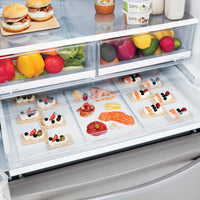 LG 28 Cu. Ft. French-Door Refrigerator with ThinQ® Technology - LRFS28XBS  | Réfrigérateur LG 28 pi³ à portes françaises avec la technologie ThinQMD - LRFS28XBS  | LRFS28XS