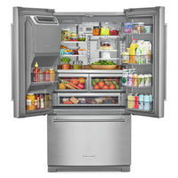 KitchenAid 26.8 Cu. Ft. French-Door Refrigerator - KRFF577KPS | Réfrigérateur KitchenAid de 26,8 pi³ à portes françaises - KRFF577KPS | KRFF57PS