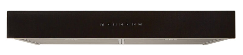Venmar Ispira 30" Under-Cabinet Range Hood - UCB3I30SBB - Range Hood in Stainless Steel with Black Glass