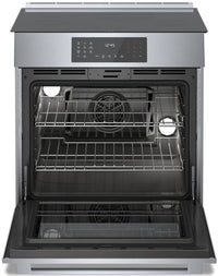 Bosch 4.6 Cu. Ft. 800 Series Electric Range with Induction Cooktop - HII8057C | Cuisinière électrique Bosch de série 800 de 4,6 pi3 avec surface de cuisson à induction - HII8057C | HII8057C