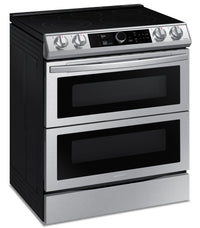 Samsung 6.3 Cu. Ft. Slide-In Electric Range with Flex Duo and Air Fry - NE63T8751SS/AC - Electric Range in Fingerprint Resistant Stainless Steel