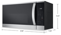 LG 1.8 Cu. Ft. Smart Over-the-Range Microwave - MVEM1825F | Four à micro-ondes à hotte intégrée intelligent LG de 1,8 pi³ - MVEM1825F | MVEM182F