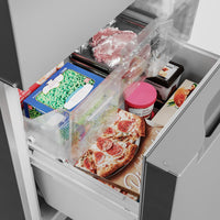 Midea 18.7 Cu. Ft. Bottom-Freezer Refrigerator - MRB19B7AST | Réfrigérateur Midea de 18,7 pi³ à congélateur inférieur - MRB19B7AST | MRB19B7S