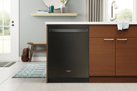 Whirlpool Top-Control Dishwasher with Third Rack - WDT750SAKV - Dishwasher in Fingerprint Resistant Black Stainless Steel 