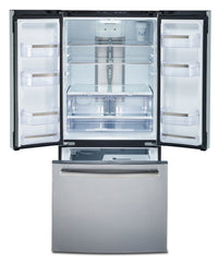 GE Profile 20.8 Cu. Ft. Fingerprint-Resistant French-Door Refrigerator - PNE21NYRKFS | Réfrigérateur GE Profile 20,8 pi³ à portes françaises, résistant aux traces de doigts - PNE21NYRKFS | PNE21NYS