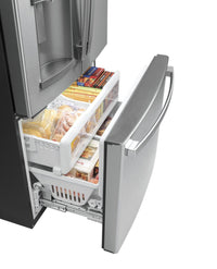 GE 22.1 Cu. Ft. Counter-Depth French-Door Refrigerator - GYE22GYNFS  | Réfrigérateur GE de 22,1 pi³ à portes françaises de profondeur comptoir - GYE22GYNFS  | GYE22GFS