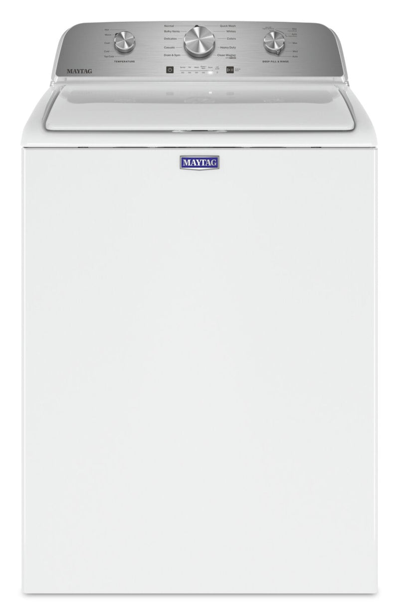 Maytag 5.2 Cu. Ft. Top-Load Washer with Power™ Agitator - MVW4505MW | Laveuse Maytag à chargement par le haut de 5,2 pi³ avec agitateur PowerMC - MVW4505MW | MVW4505W