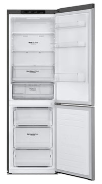 LG 12 Cu. Ft. Counter-Depth Bottom-Freezer Refrigerator - LBNC12231V - Refrigerator in Platinum Silver 