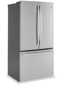 GE 23.1 Cu. Ft. Counter-Depth French-Door Refrigerator - GWE23GYNFS | Réfrigérateur GE de 23,1 pi³ à portes françaises de profondeur comptoir - GWE23GYNFS | GWE23GFS