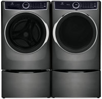 Electrolux 5.2 Cu. Ft. Front-Load Washer and 8 Cu. Ft. Gas Dryer - Titanium | Laveuse à chargement frontal de 5,2 pi³ et sécheuse à gaz de 8 pi³ de Electrolux – titanes | ELFL763G