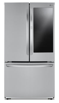 LG 23 Cu. Ft. InstaView™ Counter-Depth Refrigerator with Ice Maker - LFCC23596S | Réfrigérateur LG de 23 pi³ de profondeur comptoir avec hublot InstaViewMD et machine à glaçons - LFCC23596S | LFCC235S