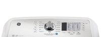 GE 5.3 Cu. Ft. Top-Load Washer and 7.4 Cu. Ft. Electric Dryer with SaniFresh - White | Laveuse à chargement par le haut 5,3 pi³ et sécheuse électrique 7,4 pi³ GE avec SaniFresh - blanches | GETL680W