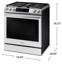 Samsung Bespoke 6 Cu. Ft. Gas Range with Air Fry - NX60BB871112AA | Cuisinière à gaz Bespoke Samsung de 6 pi3 avec friture à air chaud - NX60BB871112AA | NX60BBWG