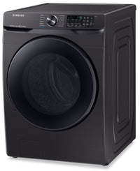 Samsung 5.8 Cu. Ft. Smart Front-Load Washer with Super Speed - WF50T8500AV/US - Washer in Black Stainless Steel