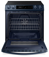 Samsung Bespoke 6.3 Cu. Ft. Slide-In Electric Range with True Convection - NE63A8711QN/AC | Cuisinière électrique encastrée Bespoke Samsung de 6,3 pi3 à convection véritable - NE63A8711QN/AC | NE63A8NS