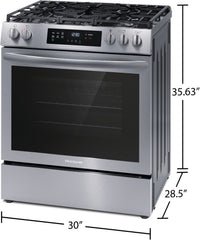 Frigidaire 5.1 Cu. Ft. Freestanding Gas Range with Convection Bake - FCFG3083AS | Cuisinière à gaz amovible Frigidaire de 5,1 pi³ avec cuisson par convection - FCFG3083AS | FCFG308S