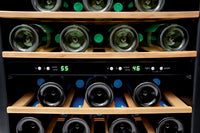 Frigidaire 4.4 Cu. Ft. Two-Zone Wine Cooler - FFWC3822QS | Refroidisseur à vin Frigidaire de 4,4 pi3 à 2 zones – FFWC3822QS | FFWC382S
