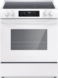 Frigidaire 5.3 Cu. Ft. Front-Control Electric Range - FCFE306CAW  | Cuisinière électrique Frigidaire de 5,3 pi3 avec commandes à l’avant - FCFE306CAW  | FCFE306W
