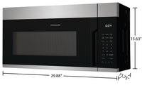 Frigidaire 1.8 Cu. Ft. Over-the-Range Microwave - FMOW1852AS | Four à micro-ondes à hotte intégrée Frigidaire de 1,8 pi³ - FMOW1852AS | FMOW185S