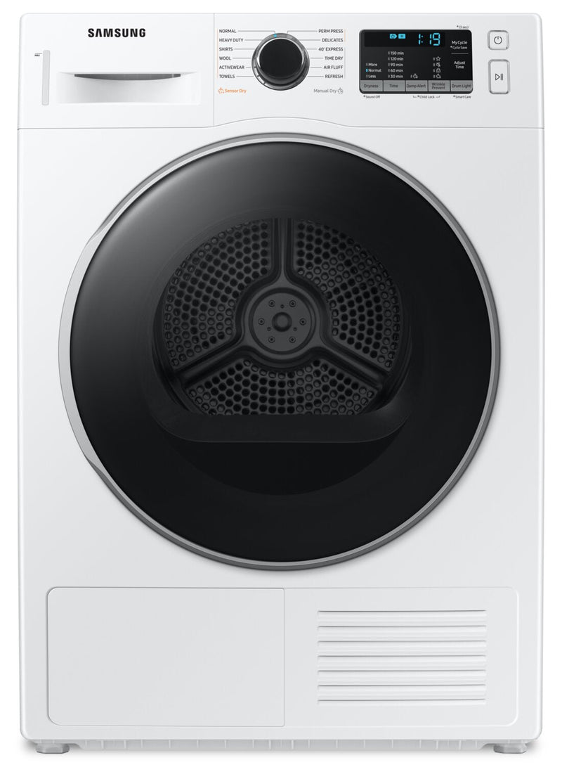 Samsung 4 Cu. Ft. Electric Heat Pump Dryer with Sensor Dry - DV25B6800HW/AC | Sécheuse électrique Samsung de 4 pi³ avec pompe à chaleur et séchage par capteur - DV25B6800EW/AC | DV25B6HW