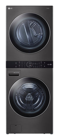 LG WashTower™ with 5.2 Cu. Ft. Washer and 7.4 Cu. Ft. Gas Dryer - WKGX201HBA | Tour de lavage WashTowerMC de LG avec laveuse de 5,2 pi³ et sécheuse à gaz de 7,4 pi³ - WKGX201HBA | WKGX201H
