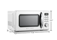 Galanz 0.7 Cu. Ft. Retro Countertop Microwave - GLCMKZ07WER07 | Four à micro-ondes de comptoir Galanz rétro de 0,7 pi3 - GLCMKZ07WER07 | GLCMKZ0W