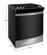 Whirlpool 5.8 Cu. Ft. Gas Range with 7-in-1 Air Fry Oven - WEG745H0LZ | Cuisinière à gaz Whirlpool de 5,8 pi3 avec option de friture à air 7 en 1 - WEG745H0LZ | WEG745LS