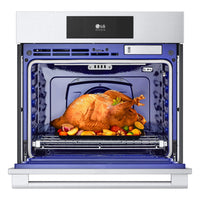 LG STUDIO 4.7 Cu. Ft. InstaView® Single Wall Oven - WSES4728F | Four mural simple LG STUDIO de 4,7 pi3 avec hublot InstaViewMD - WSES4728F | WSES472F