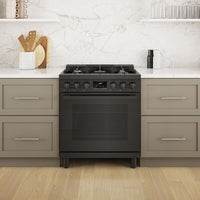 Bosch 800 Series 3.9 Cu. Ft. Dual Fuel Freestanding Range - HDS8045C | Cuisinière hybride amovible Bosch de série 800 - HDS8045C | HDS8045C