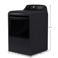 GE 7.4 Cu. Ft. Electric Dryer with SaniFresh - GTD69EBPTDG | Sécheuse électrique GE de 7,4 pi³ avec SaniFresh - GTD69EBPTDG | GTD69EDG