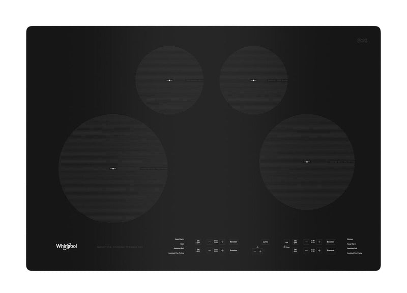 Whirlpool 30" Electronic Induction Cooktop - WCI55US0JB | Surface de cuisson électrique à induction Whirlpool de 30 po - WCI55US0JB | WCI55USB
