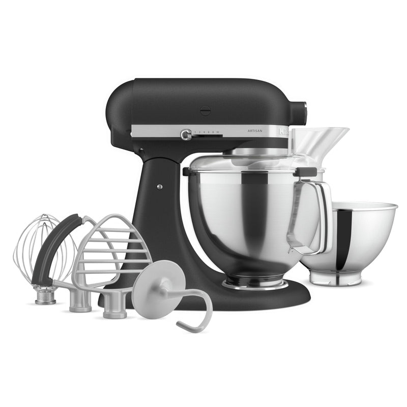KitchenAid Artisan Series Tilt-Head Stand Mixer with Premium Accessory Pack - KSM195PSBK | Batteur sur socle à tête inclinable KitchenAid de la série Artisan avec trousse d'accessoires de qualité supérieure - KSM195PSBK | KSM9PSBK