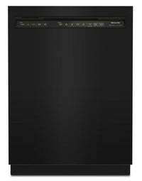 KitchenAid 39 dB Front-Control Dishwasher with Third Level Rack - KDFE204KBL - Dishwasher in Black