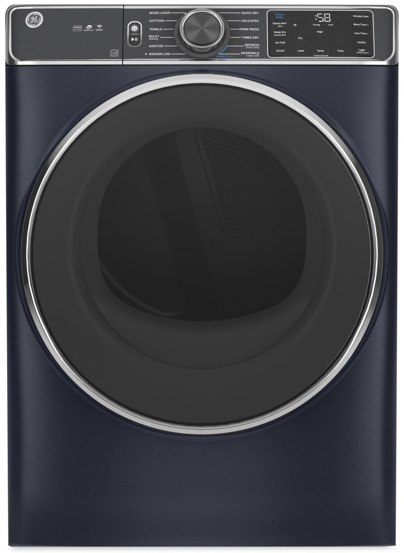 GE 7.8 Cu. Ft. Front-Load Dryer with Built-In Wi-Fi - GFD85ESMNRS - Dryer in Sapphire Blue
