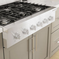 Bosch 800 Series 36" 6-Burner Gas Rangetop - RGM8658UC | Surface de cuisson à gaz Bosch de série 800 de 36 po à 6 brûleurs– RGM8658UC | RGM8658C