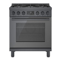 Bosch 800 Series 3.9 Cu. Ft. Dual Fuel Freestanding Range - HDS8045C | Cuisinière hybride amovible Bosch de série 800 - HDS8045C | HDS8045C