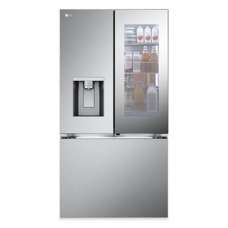 LG 26 Cu. Ft. Smart InstaView® Counter-Depth MAX™ Refrigerator - LRYKC2606S | Réfrigérateur LG de 26 pi³ de profondeur comptoir MAXMC avec hublot Smart InstaViewMD - LRYKC2606S | LRYKC26S