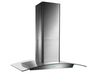 Broan Elite 36" Curved Glass Canopy Island Range Hood - EI5936SS | Hotte pour îlot Broan Elite de 36 po avec panneau en verre incurvé de style auvent - EI5936SS | EI5936SS