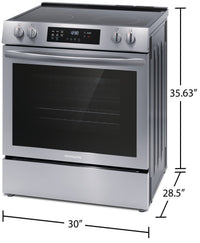 Frigidaire 5.3 Cu. Ft. Freestanding Electric Range - FCFE308CAS | Cuisinière électrique amovible Frigidaire de 5,3 pi³ - FCFE308CAS | FCFE308S