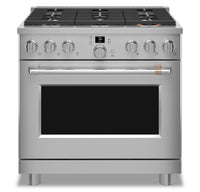 Café 6.2 Cu. Ft. Smart Commercial-Style 6-Burner Gas Range - CGY366P2TS1 | Cuisinière à gaz intelligente Café de style commercial de 6,2 pi3 à 6 brûleurs - CGY366P2TS1 | CGY366TS