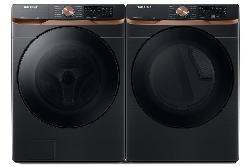 Samsung 5.8 Cu. Ft. Front-Load Washer and 7.5 Cu. Ft. Electric Dryer | Laveuse à chargement frontal de 5,8 pi³ et sécheuse électrique de 7,5 pi³ de Samsung | SAFL830V