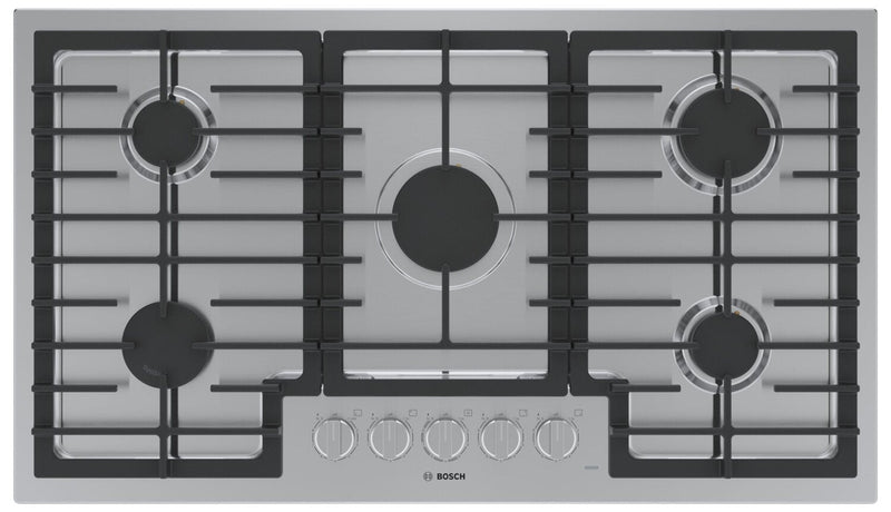 Bosch 500 Series 36" Gas Cooktop - NGM5658UC | Surface de cuisson à gaz Bosch de série 500 de 36 po - NGM5658UC | NGM565SS